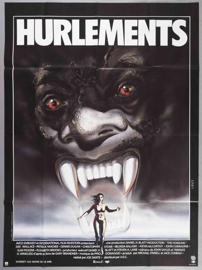 HURLEMENTS, 1981 DANTE Joe 120 x 160 cm Etat...