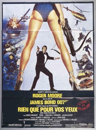 JAMES BOND RIEN QUE POUR VOS YEUX, 1981 GLEN...