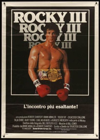 ROCKY 3, L'OeIL DU TIGRE - ITALIENNE, 1982...