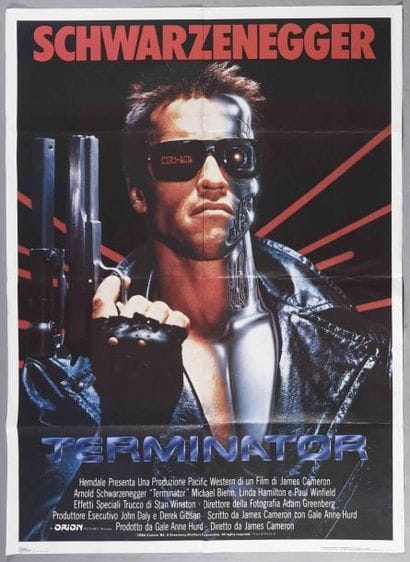 TERMINATOR (1) - (italienne), 1984 CAMERON...