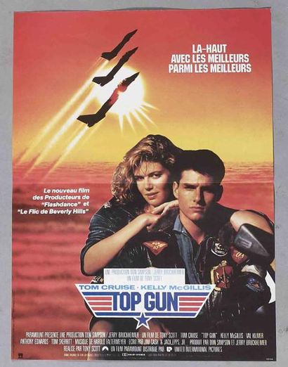 TOP GUN, 1986 SCOTT Tony 40 x 50 cm Etat...