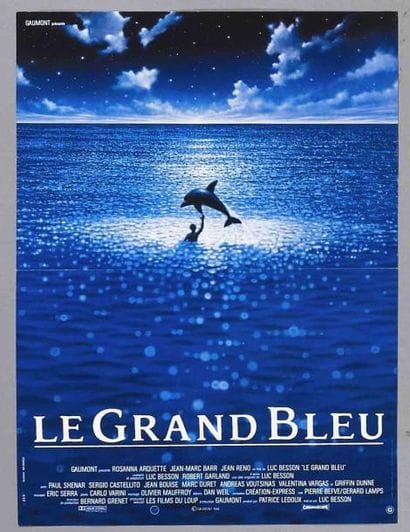 GRAND BLEU (le), 1988 BESSON Luc 40 x 50...