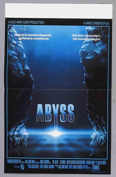 ABYSS (belge), 1989 CAMERON James 40 x 50...