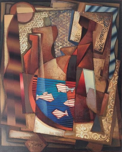 Marius Zabinski (né en 1956, Pologne)
L’Aquarium
Huile...