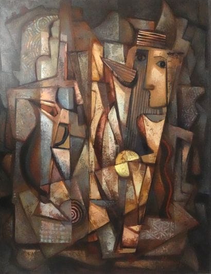 Marius Zabinski (né en 1956, Pologne)
L’Apéritif
Huile...