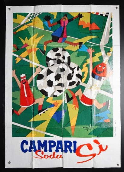 Football / Mondial 1990 / Ugo Nespolo / Campari...