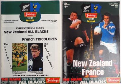 Rugby / All Blacks / Tournée 1994 / Saint...