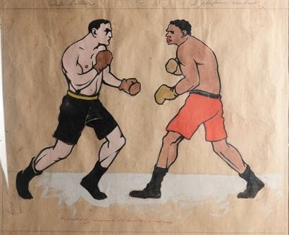 Boxe / Belle Epoque
École espagnole du début...
