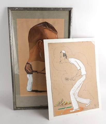 Tennis / Caricatures
2 caricatures originales...