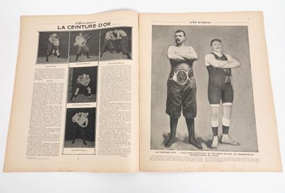 Lutte / Paul Pons / Ceinture d'or
Lot de...