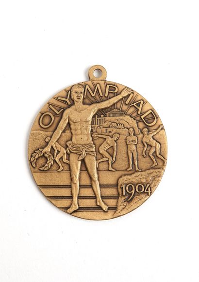 Jeux Olympiques / 1904-1988 
Lot d'une médaille...