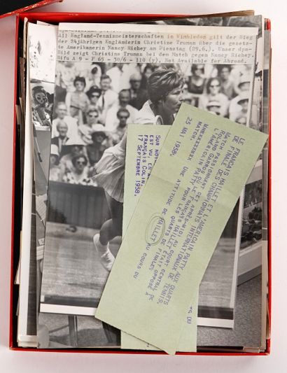 Tennis / Photographies 1950-1970 
Lot d’une...