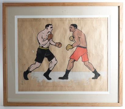 Boxe / Belle Epoque
École espagnole du début...