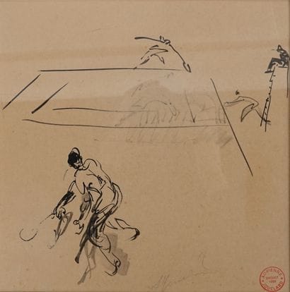 Tennis / Dessin
Adrienne JOUCLARD (1882-1972)
Match
Encre...