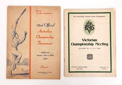Tennis / Australie
2 programmes officiels...