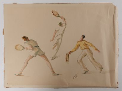 Tennis / Dessin / Aquarelle
Lot de 3 œuvres...