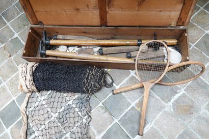 Tennis / Plein air / Matériel ancien
Coffret...