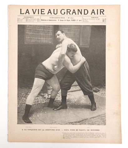 Lutte / Paul Pons / Ceinture d'or
Lot de...