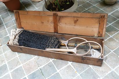 Tennis / Plein air / Matériel ancien
Coffret...