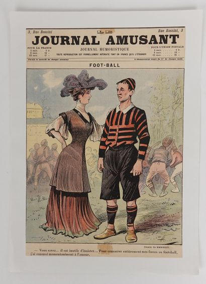 Rugby / Illustrations / Presse ancienne
Onze...