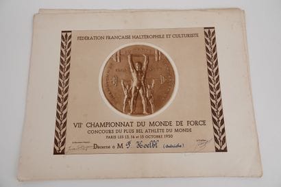Culturisme / Jean Dame / Force / R. Cochet
Lot...