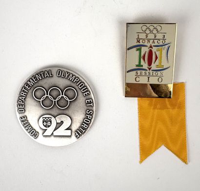 Jeux Olympiques / CIO / Comité départemental
Badge...