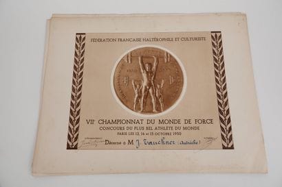 Culturisme / Jean Dame / Force / R. Cochet
Lot...