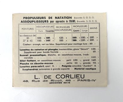 Natation / Prototypes / Louis de Corlieu
2...
