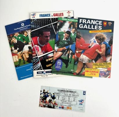 Rugby / Programmes
Lot de 4 programmes, dont...