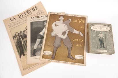 Lutte / Paul Pons / Ceinture d'or
Lot de...