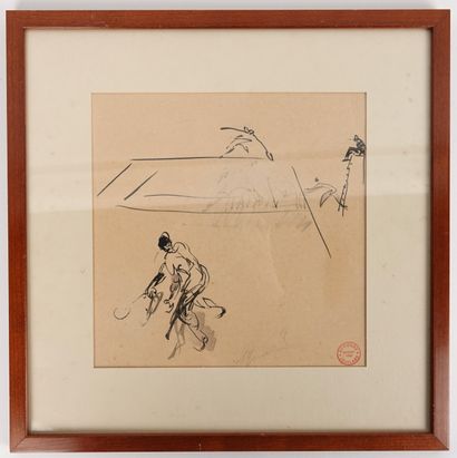 Tennis / Dessin
Adrienne JOUCLARD (1882-1972)
Match
Encre...