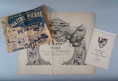 Cyclisme / Audax / Partition / Odner / Suze...