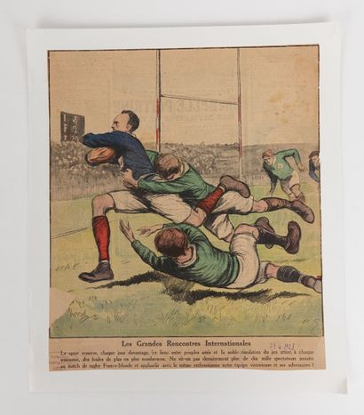 Rugby / Illustrations / Presse ancienne
Onze...