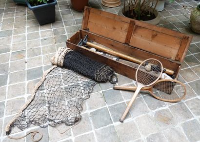 Tennis / Plein air / Matériel ancien
Coffret...