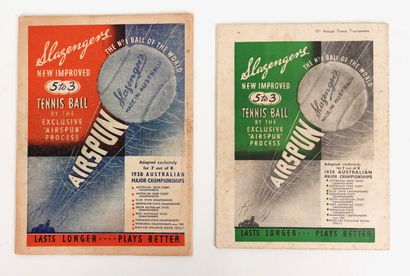 Tennis / Australie
2 programmes officiels...