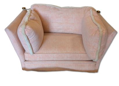 Pair of large armchairs
Probably Maison Tapisserie...