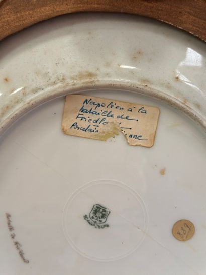 Vienna
Two polychrome porcelain plates, each...