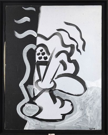 Archie Rand (né en 1949)
Composition, 1989
Huile...