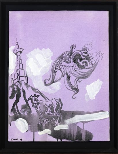 Archie Rand (né en 1949)
Composition, 1989
Huile...