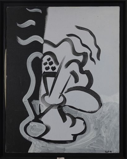 Archie Rand (né en 1949)
Composition, 1989
Huile...