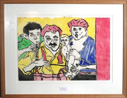 Éric Mc Donald (XX° siècle)
Sans titre
Gouache...