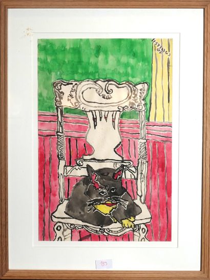 Éric Mc Donald (XX° siècle)
Sans titre
Gouache...