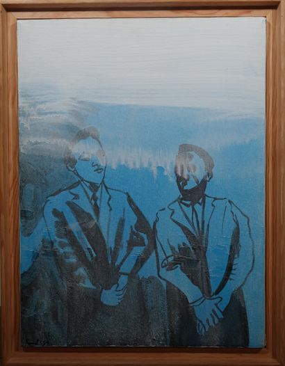 Archie Rand (né en 1949)
Composition, 1989
Huile...