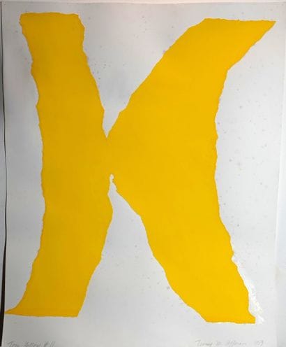 Nancy M. Hoffman (XX° siècle)
« Torn Yellow...