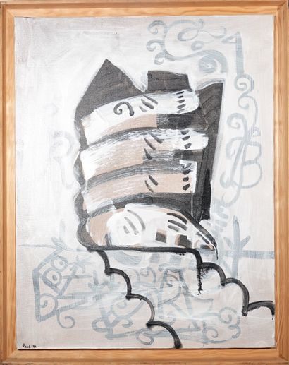 Archie Rand (né en 1949)
Composition, 1989
Huile...