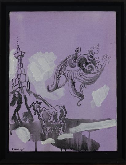 Archie Rand (né en 1949)
Composition, 1989
Huile...