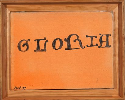 Archie Rand (né en 1949)
« Gloria », 1989
Huile...