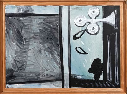 Archie Rand (né en 1949)
Composition, 1989
Huile...