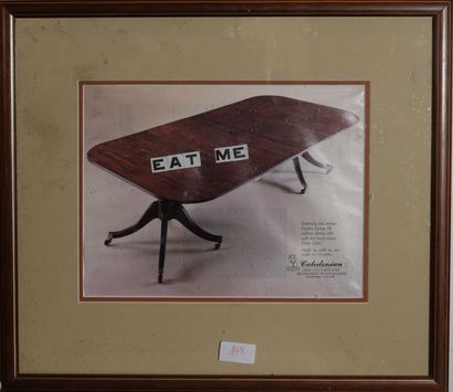 Cary Leibowitz (né en 1963)
« EAT me», 1990
Collage...