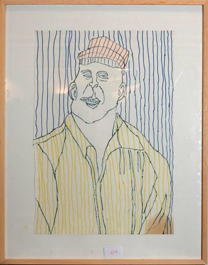 Éric Mc Donald (XX° siècle)
Sans titre
Feutre...